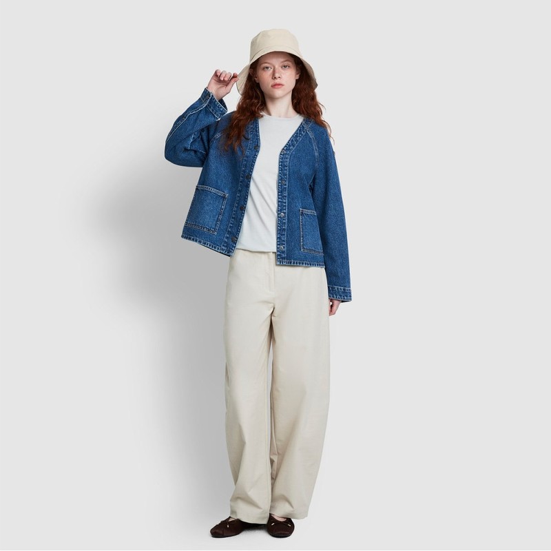 JAJU [JAJU] Strap Bucket Hat_Ivory