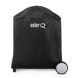 Weber 6552 Premium Grill Cover, Fits Weber Q, Q-200, and Q-220 with Cart