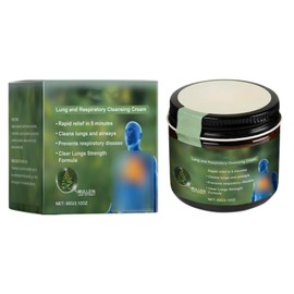 Clear Lung Repair Cream,Clear Lung,Mucus Remover from Lungs,Support Respiratory Comfort,Breathe Smooth,Powerful Lungs Support,High Absorption,Respiratory Cleansing,Natural and Mild