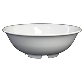 Z-Moments Western Melamine Rimless Bowl Menudo Bowl, 22-Ounce, 6-7/8" dia., White or Tan NSF #5060 (24, White)