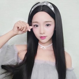 Natural look for long hair, full wig straight hair style (KYR-W5A8A68) Schmitt-Milkmang / 긴머리 자연스러운 연출 통가발 생머리 스타일 (KYR-W5A8A68) 쉬미트-밀크망X