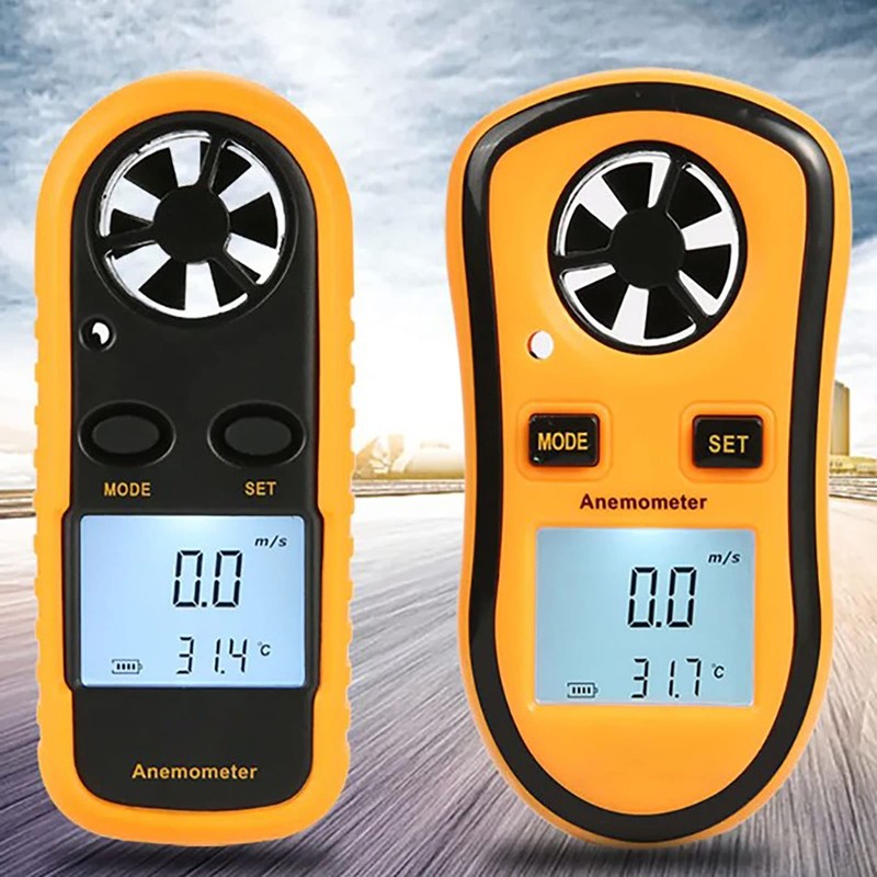Wind Speed Anemometer, Wind Speed Meter, Digital Anemometer High Accuracy