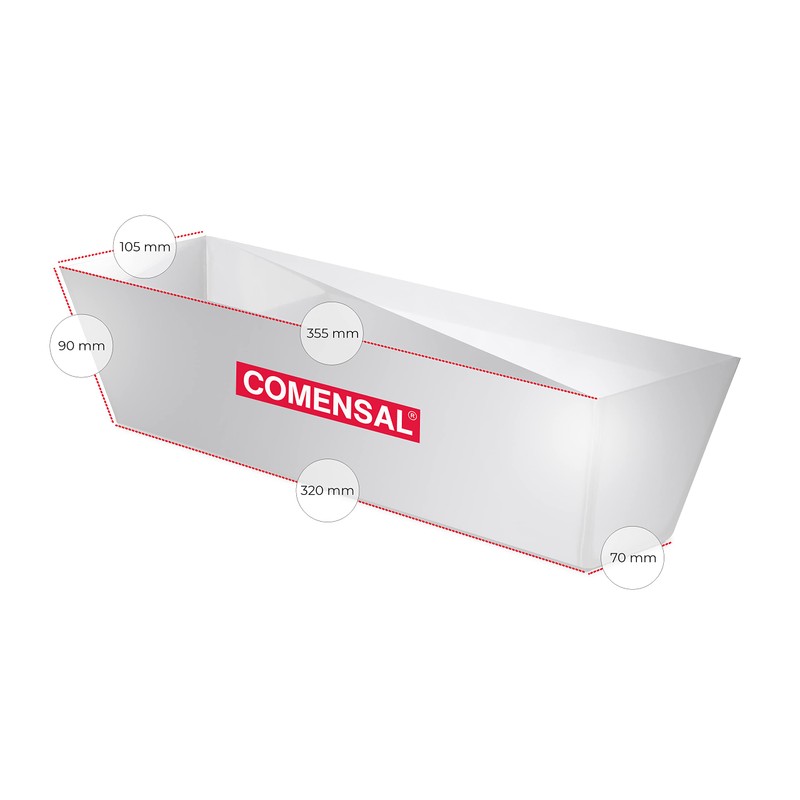 COMENSAL® Stainless Steel Spatula Box for Spreading the Filler Made
