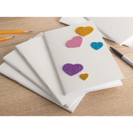 Blank Paperback Notebook Journals (5.5 x 8.5 Inches, White, 24-Pack)