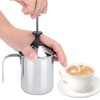 400ml Stainless Steel Double Mesh Milk Creamer Frother Coffee Foam