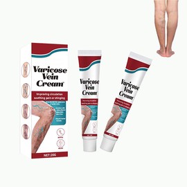 2PCS Varicose Veins treatment for legs,Anti Varicose Vein Soothing Leg Cream,Improves Blood Circulation, Reduces Varicose Veins and Heaviness Lymphatic Massage Cream 20G/0.70OZ