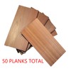 TrueFire 50-Pack Cedar Grilling Planks 3.5 x 7 (Bulk Pack)
