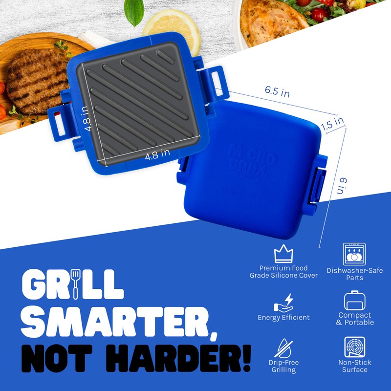Toastie Maker, Microwave Grill, Sandwich Toaster, 3 Minute Grilled Cheese,
