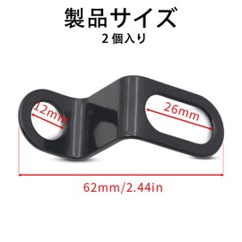 XuJJunB 2Pcs Stainless Steel Stay Motorcycle Auxiliary Light Bracket Angle Motorcycle Rear Turn Signal Stay Front Turn Signal Stay
