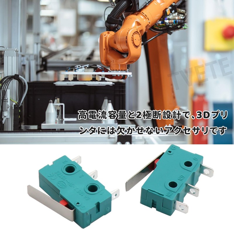 TVETE Micro Switch Limit Switch Small Switch KW4-3Z-3 [Set of