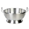 Excellante Aluminum Colander with Base and Handle, Heavy Duty, 16