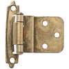 Liberty (2 Hinges) 3/8” Self Closing Hinge (Antique Brass) H0104AC-AB-03