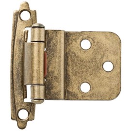 Liberty (2 Hinges) 3/8” Self Closing Hinge (Antique Brass) H0104AC-AB-03