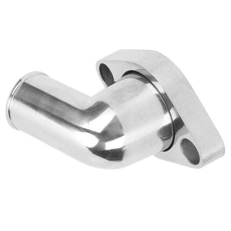 Water Neck Thermostat Housing 8459BK 15° Swivel Silver Thermostat Housing
