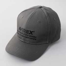Avilex Men's Military 6 Panel Baseball Cap, Hat, Cotton Cap, Polo Cap, Low Cap, Full Cap, charcoal (09)
