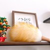 FeelfunFeather Feather Duster, Lambswool Duster for Cleaning,with Solid Wooden Handle,Leather