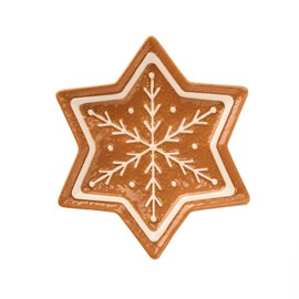 Godinger Appetizer Plate, Dessert Plate, Holiday Plate - Design, Ideal for Serving Treats, Decorating, or Catch-All Use - Holiday Gift or Seasonal Decor, Porcelain 5.5 in