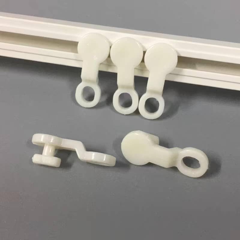 DWUENT curtain hooks,curtain hooks plastic,curtains with hooks,for Ceiling Shower Curtain