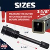 Vehiclex Hitch Pin Locks for 2" Trailer Receivers (4 Keyed