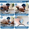 2" Hot Tub Diverter Valve Kit Stem with Cap Handle