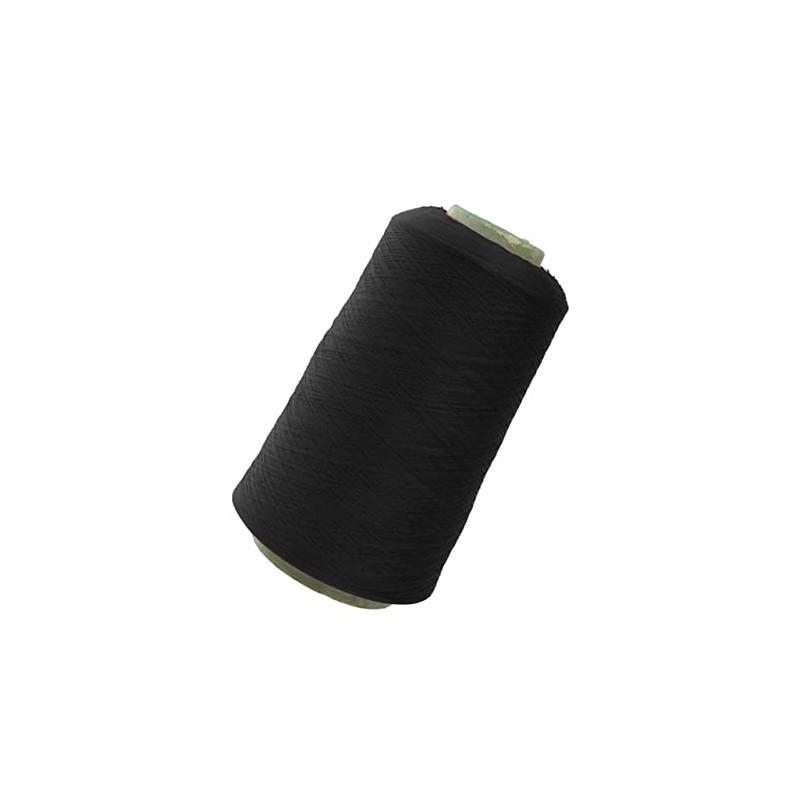 SHINEOFI Overlocking Polyester Sewing Thread Cord Black Durable Machine Thread