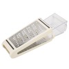 BORDSTRACT Professional Cheese Grater with Container, Box Grater, Cheese Grater,