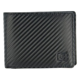 CF CATTERFELD High Quality Carbon Wallet for Men - Black, black, Minimalist