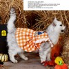 Pet Cat Dress Breathable Polyester Lovely Plaid Lace Summer Girl