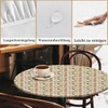 Outdoor Round Tablecloth with Elastic Band, Diameter 90 cm, Elastic