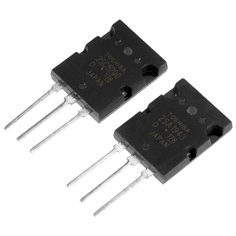 Power Amplifier Transistor, 5 Pair 2SA1943 2SC5200 Power General Purpose