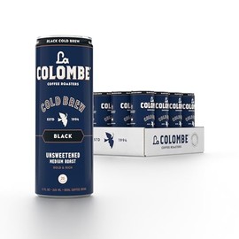 La Colombe La Colombe Coffee, Cold Brew Black, Unsweetened, 11 fl oz Cans (Pack of 12), Coffeehouse Quality, Natural Sweetness, Specialty Grade Coffee Beans, Ready-to-Drink On-the-Go