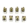 KAISH Full Brass 19.5mm Shaft Guitar Bass Push Push Pots