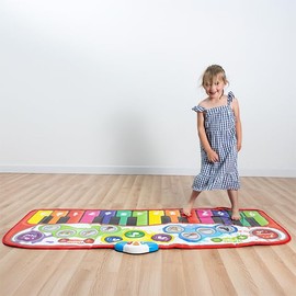 Fat Brain Toys Step-to-Play Jumbo Piano Mat Active Play for Ages 4 to 8