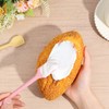 TIESOME 4 Pcs Mini Silicone Jar Spatula, Multifunctional Small Scrapers