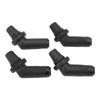 4pcs Sunroof Drain Tube Connector EEH500100 Rubber Black Replacement for