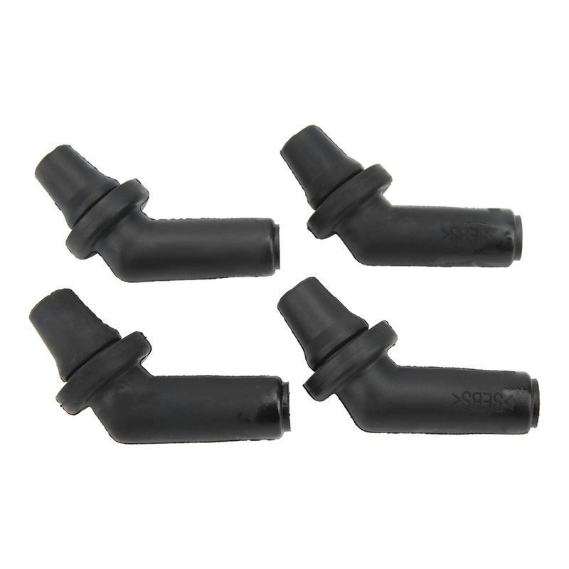4pcs Sunroof Drain Tube Connector EEH500100 Rubber Black Replacement for