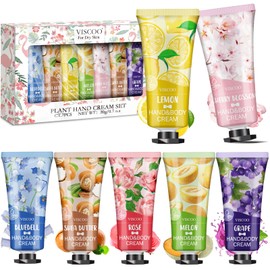 7 Pack Hand Cream Gifts Set For Women,Hand Lotion Travel Size in Bulk for Dry Cracked Hands,Mini Hand Lotion for Stocking Stuffers Christmas Gifts,Mothers Day Gifts and Baby Shower Party Favors