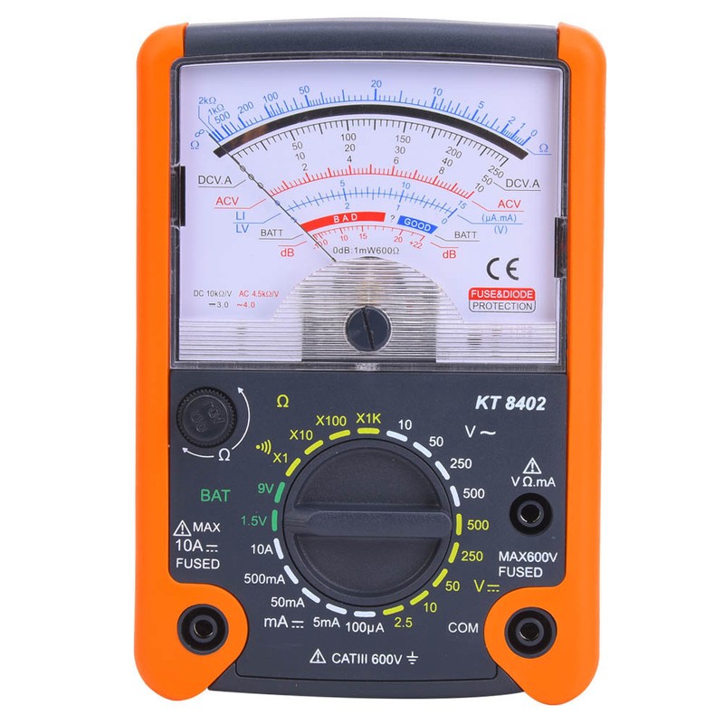 KT8402 Handheld Mechanical Multimeter High Precision Pointer Multimeter Electrical Testers