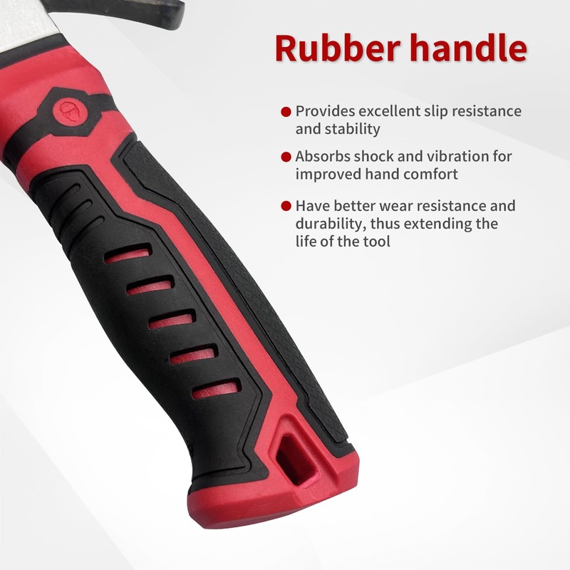 HOUSERAN Small Hammer 12oz, Small Hammer Tool, Claw Hammer for