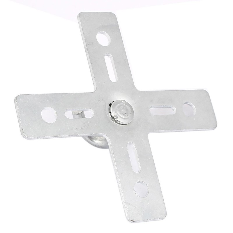 uxcell Cross Design Base Metal Ceiling Fan Fixture Mount Hook