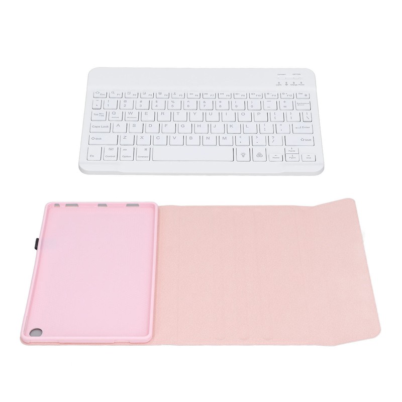 10.6in Backlit Keyboard Case RGB Detachable Keyboard PU Leather Protective