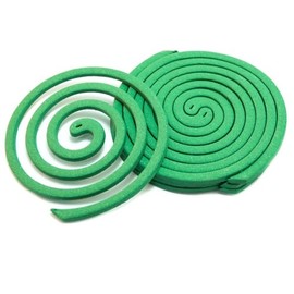 FENYGO Citronella Coils, 2 Packs, 16 Citronella Incense with 2 Coil Stands, Ideal for Outdoor Use - Each Coil Lasts 5-7 Hours, Green