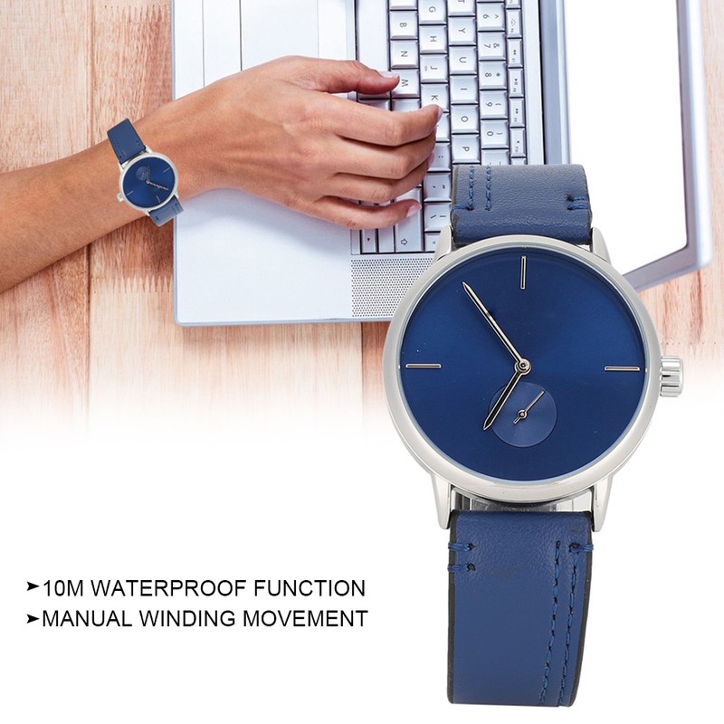 T Winner PU Leather Strap Waterproof Mechanical Men Watch Wrist