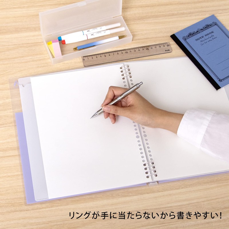 Kyoku Associates Binder Papel Rule Avance A4 Lilac LN56LL