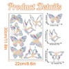 UVKDEENK 2 Pack Butterfly Anti-Collision Window Clings, Static Window Decal