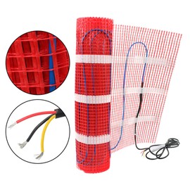 TJHSM Heated Floor Mat 30 Sqft 2.79 Square Meter Heated Floor Mat Kit 120 Volt Floor Heating System 1800 Watt