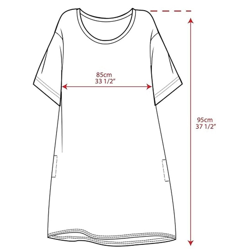 Daisy Dreamer Womens Baggy Nighty Night Dress Oversized T Shirt