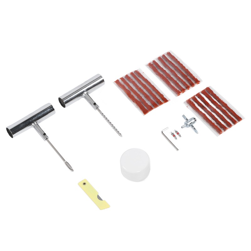 24Pcs Tire Repair Kit Heavy Duty Tire Plug Kit Universal