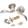 HENYIN Wave Lever Keyed Entry Door Lock/Door Knob Hardware Wave