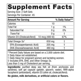 Nordic Naturals Prenatal Dha Omega-3 Vitamina D3 90 Cápsulas Sabor Sin Sabor